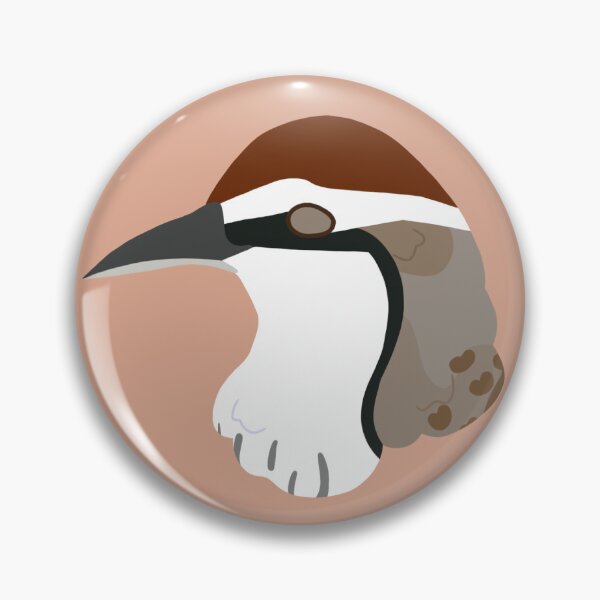 Item preview, CBS Sticker - Chestnut-Crowned Jewel-Babbler designed and sold by ClumsyPillbug.