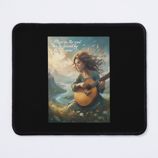 Item preview, Serene Musician in Flowing Landscape Art designed and sold by OLIVIPAYSINGER.