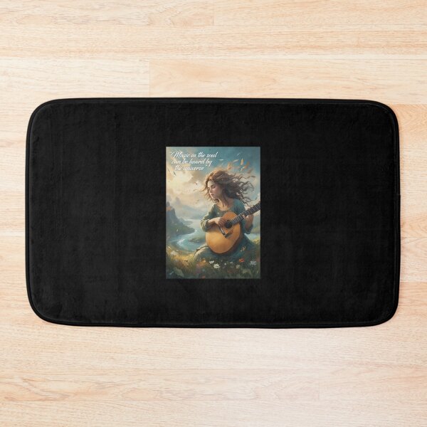 Item preview, Serene Musician in Flowing Landscape Art designed and sold by OLIVIPAYSINGER.