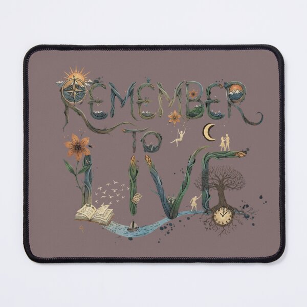 Item preview, REMEMBER TO LIVE designed and sold by SkrabinhoArt.
