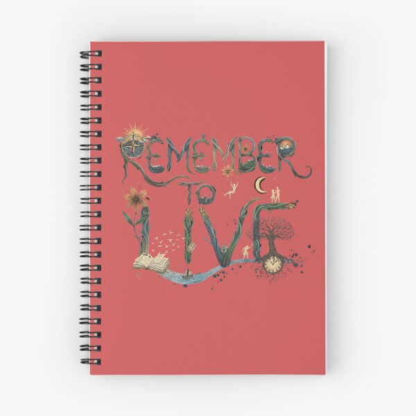Item preview, REMEMBER TO LIVE designed and sold by SkrabinhoArt.