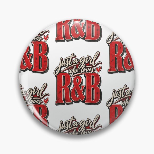 Item preview, Just A Girl Who Loves R&B Music Retro Typography Design designed and sold by RuthLangmoreSH.