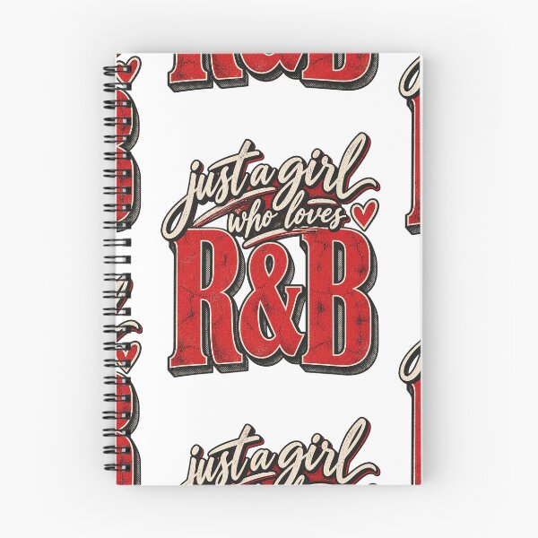 Item preview, Just A Girl Who Loves R&B Music Retro Typography Design designed and sold by RuthLangmoreSH.
