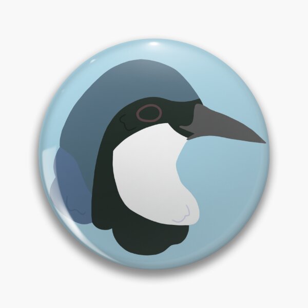 Item preview, CBS Sticker - Blue Jewel-Babbler designed and sold by ClumsyPillbug.