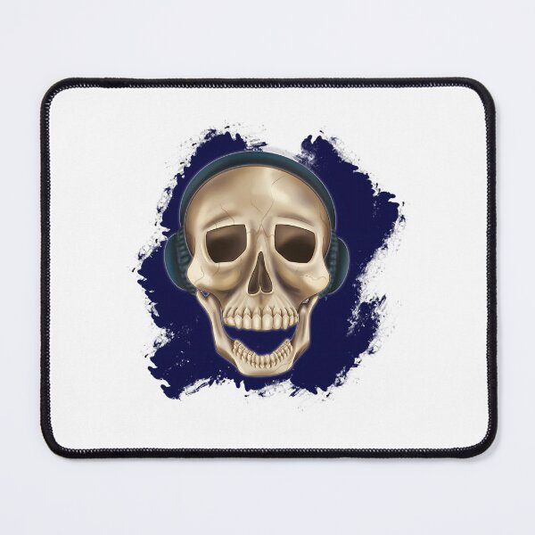Item preview, Skull With Headphones Snazzy designed and sold by azoandray.