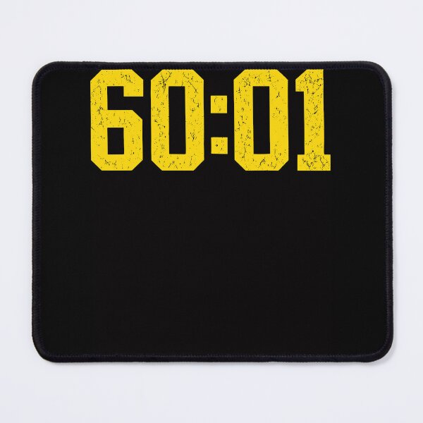 Item preview, 60 01 Distressed Yellow Bold Number Sports Jersey Style Fan Apparel designed and sold by slmfams.
