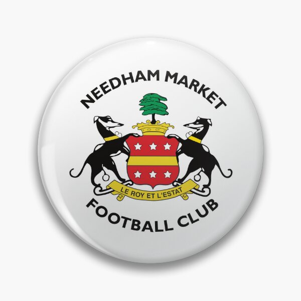 Item preview, Needham Market FC Crest - English Football Club Badge with Greyhounds designed and sold by CristinaMK.