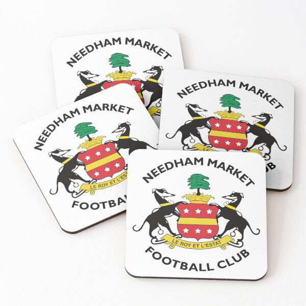 Item preview, Needham Market FC Crest - English Football Club Badge with Greyhounds designed and sold by CristinaMK.