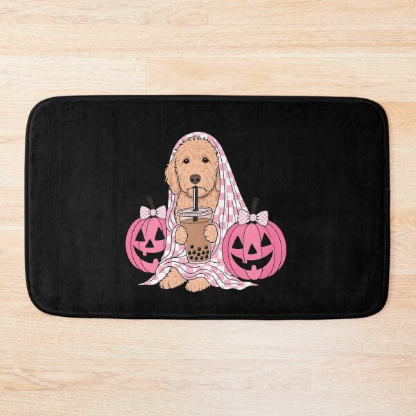 Item preview, Cute Goldendoodle Ghost Dog Pink Halloween designed and sold by KroghDs.