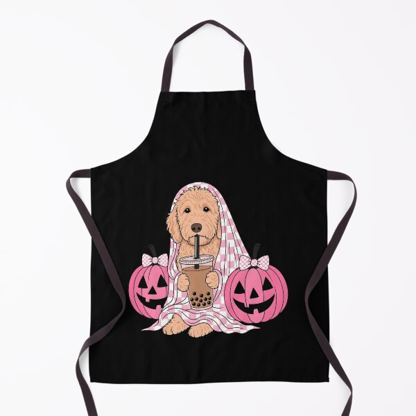 Item preview, Cute Goldendoodle Ghost Dog Pink Halloween designed and sold by KroghDs.