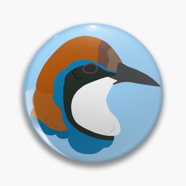 Item preview, CBS Sticker - Chestnut-Backed Jewel-Babbler designed and sold by ClumsyPillbug.