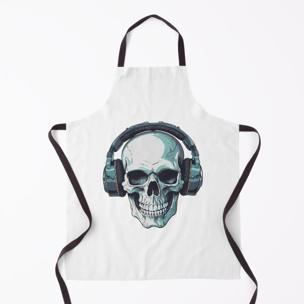 Item preview, Skull With Headphones designed and sold by azoandray.