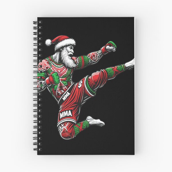 Item preview, MMA Santa Claus Flying Kick Christmas  designed and sold by BryanFramidgh.