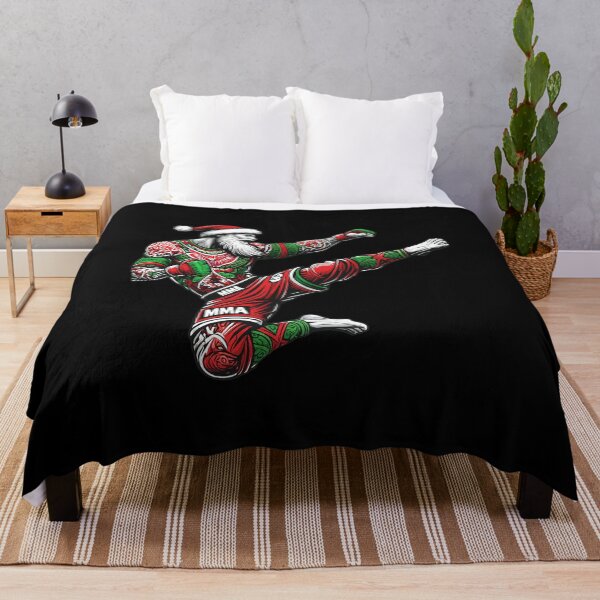Item preview, MMA Santa Claus Flying Kick Christmas designed and sold by BryanFramidgh.
