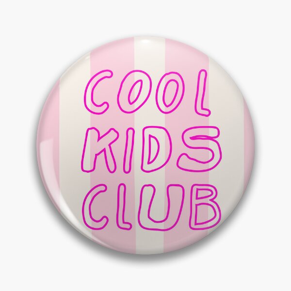 Item preview, Cool Kids Club Trendy Pop Pink Pastel Retro Stripes designed and sold by nineFlorals.