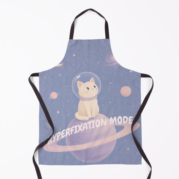Item preview, ADHD Hyperfixation Mode Space Cat designed and sold by lenalenspod.