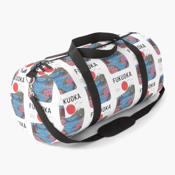 Item preview, Fukuoka Japan Cityscape Travel Art designed and sold by IlanaLoudin.