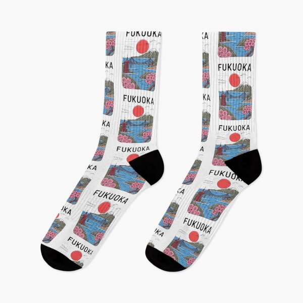 Item preview, Fukuoka Japan Cityscape Travel Art designed and sold by IlanaLoudin.