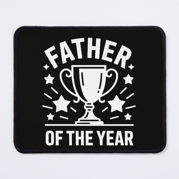 Item preview, Father of the Year — Classic Fathers Day Pokal Design designed and sold by LoFizzy.