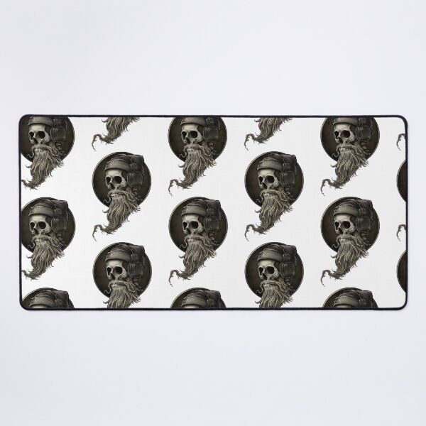 Item preview, Viking Vintage Skull Beard With Headphone designed and sold by azoandray.