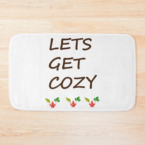 Item preview, Let's Get Cozy - Autumn Leaves Typography designed and sold by NAMASTHE WORLD.