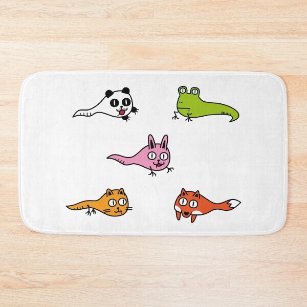 Item preview, Cute Obake Monster Collection – Funny Ghost Panda Frog Rabbit Cat and Fox Gift for Animal Lovers designed and sold by Wurstlady.