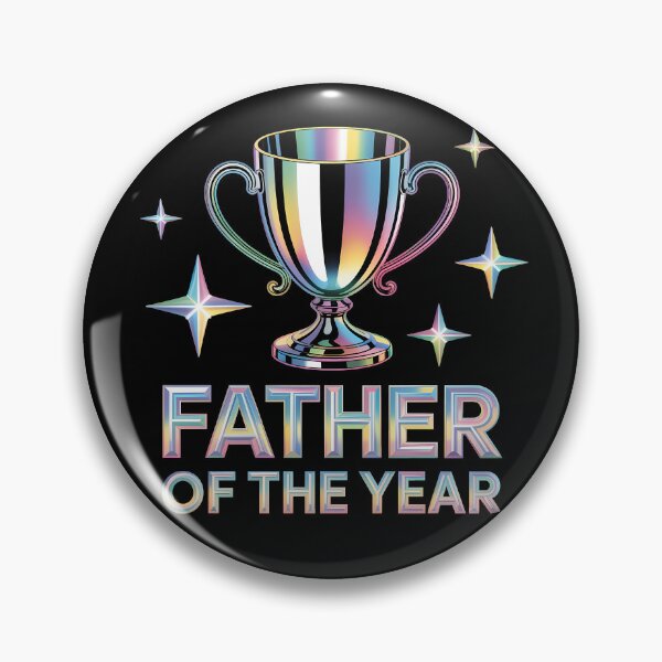 Item preview, Father of the Year — Classic Fathers Day Pokal Design designed and sold by LoFizzy.