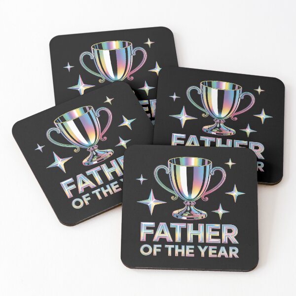 Item preview, Father of the Year — Classic Fathers Day Pokal Design designed and sold by LoFizzy.