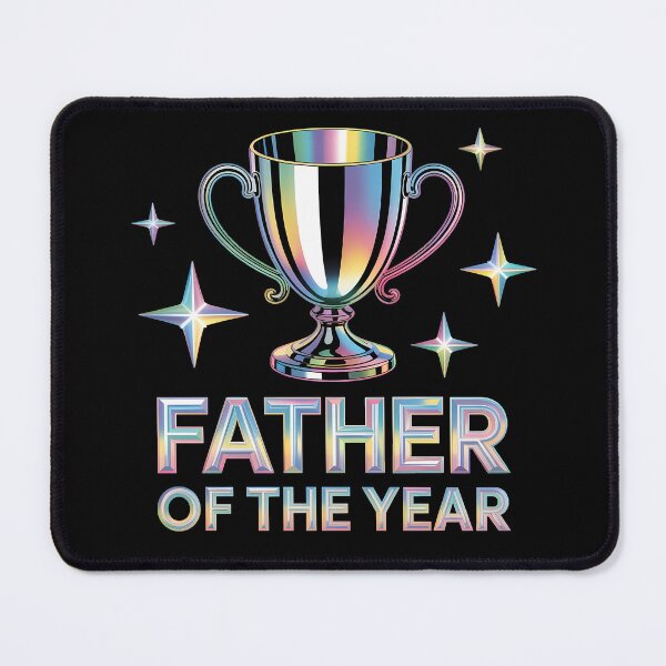 Item preview, Father of the Year — Classic Fathers Day Pokal Design designed and sold by LoFizzy.