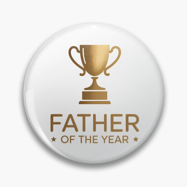 Item preview, Father of the Year — Classic Fathers Day Pokal Design designed and sold by LoFizzy.