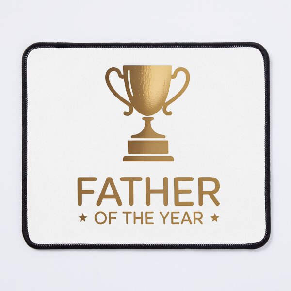 Item preview, Father of the Year — Classic Fathers Day Pokal Design designed and sold by LoFizzy.