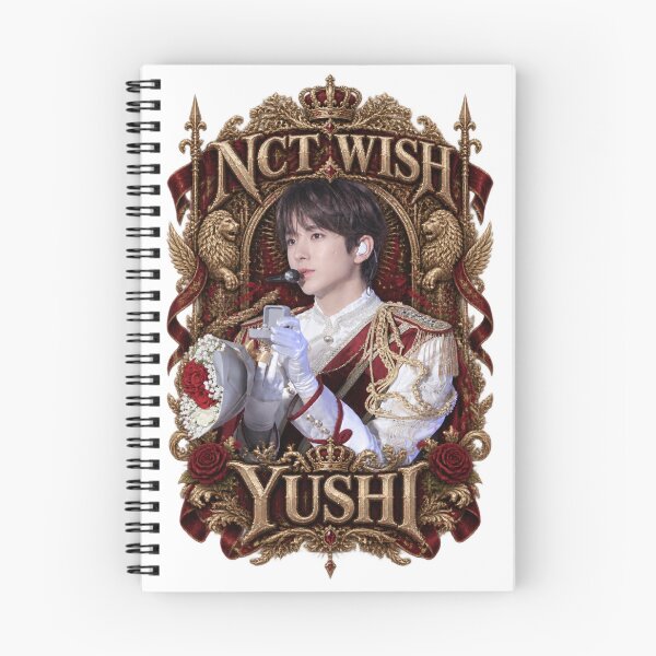 Item preview, NCT WISH YUSHI Golden Crown Emperor Fantasy Kpop Art designed and sold by Valeree Store.