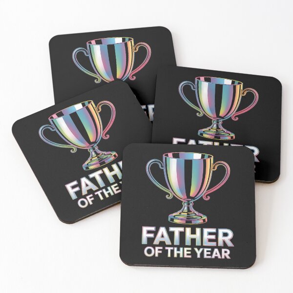 Item preview, Father of the Year — Classic Fathers Day Pokal Design designed and sold by LoFizzy.