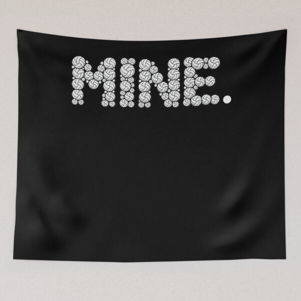 Item preview, Mine Volleyball Balls Typography Sports Team Player Fan Apparel designed and sold by slmfams.