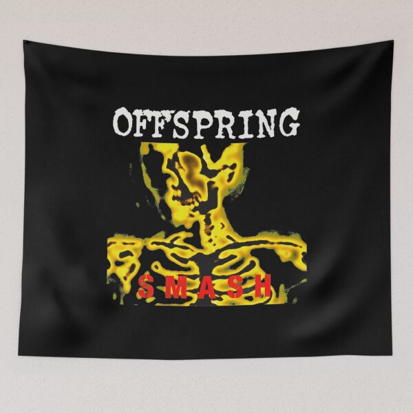 Item preview, The Offsprings Smashs Flaming Skeleton  designed and sold by CressidaRook.