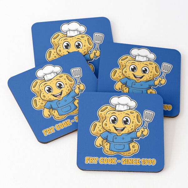 Item preview, Fry Cook Sponge Guy designed and sold by GeeklyShirts.