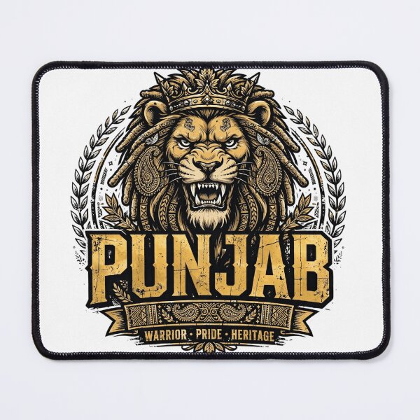 Item preview, Punjab Lion King - Warrior Pride Heritage Punjabi Design designed and sold by prithvi chand.