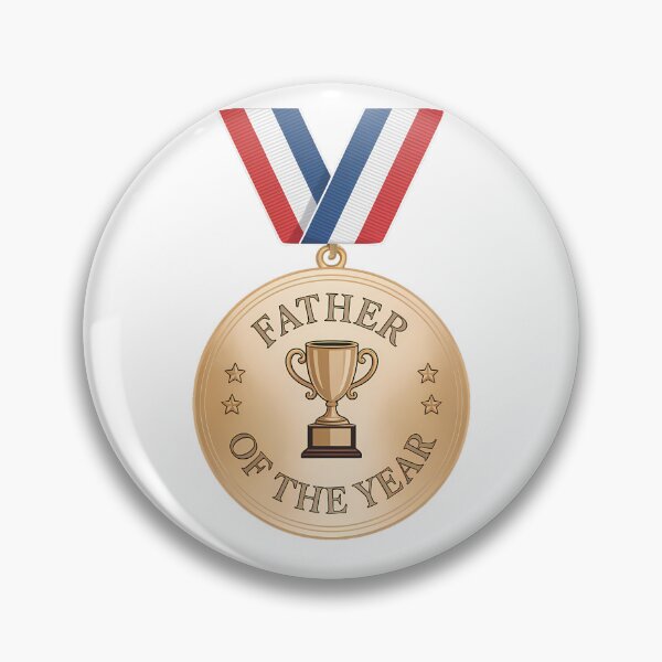 Item preview, Father of the Year — Classic Fathers Day Pokal Design designed and sold by LoFizzy.