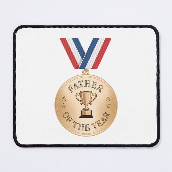 Item preview, Father of the Year — Classic Fathers Day Pokal Design designed and sold by LoFizzy.