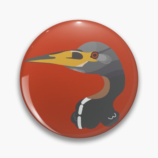 Item preview, CBS Sticker - Tricolor Heron designed and sold by ClumsyPillbug.