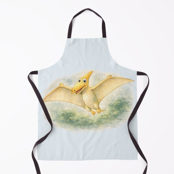 Item preview, Happy Flying Pterodactyl – Cute Watercolor Dinosaur Illustration designed and sold by blankTeeShirt.