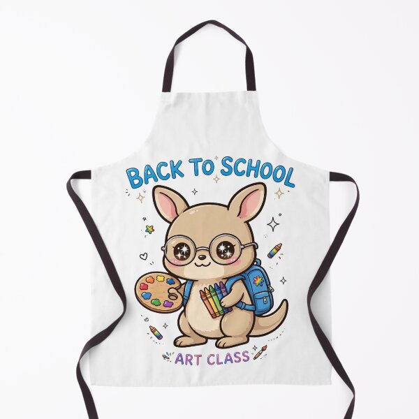 Item preview, Cute Kangaroo Back To School Art Class designed and sold by Wildlife-Walk.