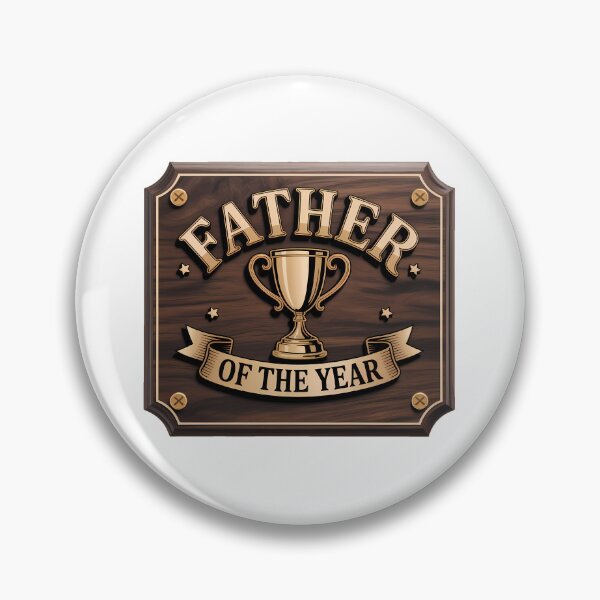 Item preview, Father of the Year — Classic Fathers Day Pokal Design designed and sold by LoFizzy.