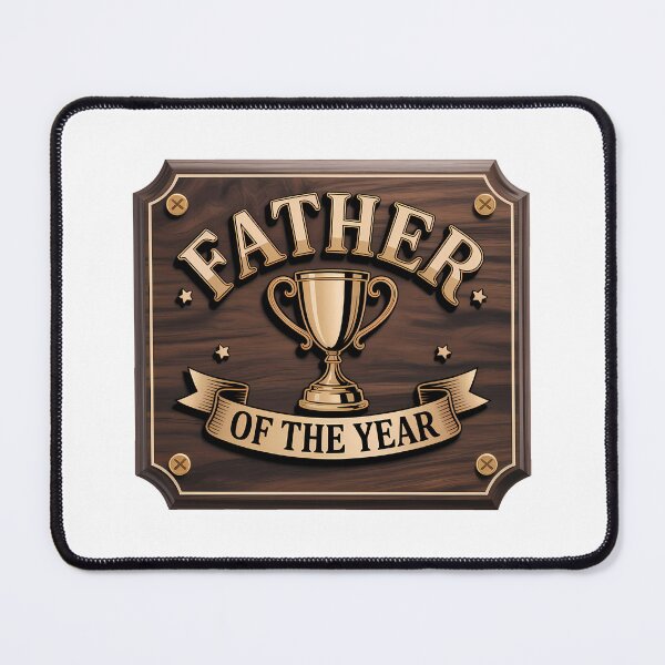 Item preview, Father of the Year — Classic Fathers Day Pokal Design designed and sold by LoFizzy.