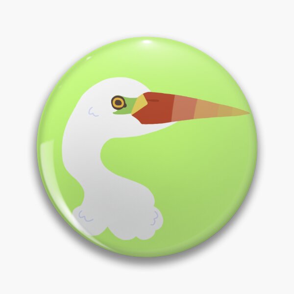 Item preview, CBS Sticker - Yellow-billed Egret designed and sold by ClumsyPillbug.