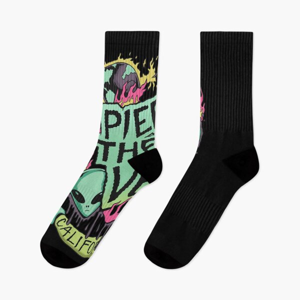 Item preview, PIERCE THE VEIL Alien Drip Style California Rock Art designed and sold by LorenaTowne.