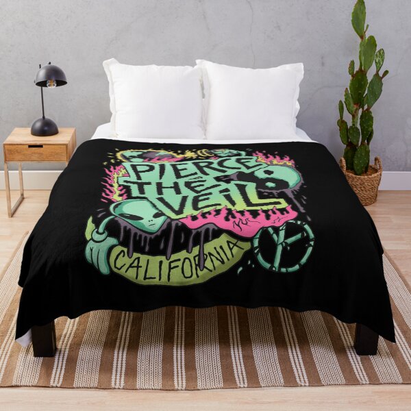 Item preview, PIERCE THE VEIL Alien Drip Style California Rock Art designed and sold by LorenaTowne.