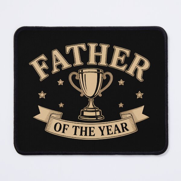 Item preview, Father of the Year — Classic Fathers Day Pokal Design designed and sold by LoFizzy.