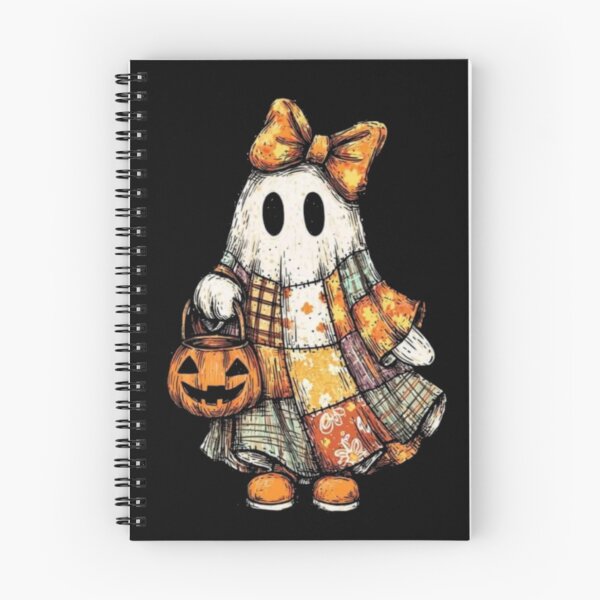 Item preview, Preppy Halloween Floral Boo Pumpkin - Cute girl designed and sold by AARABwino.