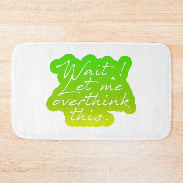 Item preview, Green rainbow wait let me overthink this designed and sold by Anne Londez Studio.
